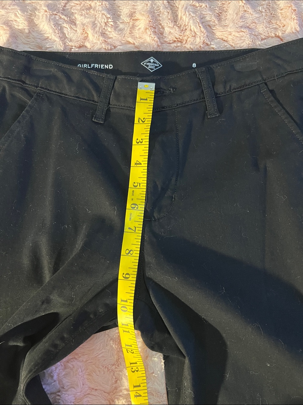 St. John's Bay Black Straight Leg Women's Pants - Picture 8 of 9